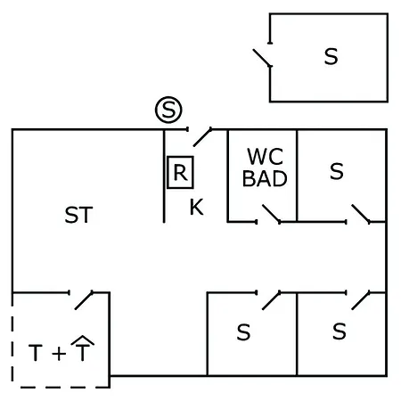 Prázdninový dům A Beautiful In Aakirkeby With 4 Bedrooms And Wifi Vester Somarken